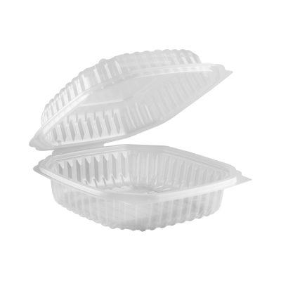ANCHOR 8X8 CLEAR 1-COMP CULINARY HINGED 200/CS 4700811