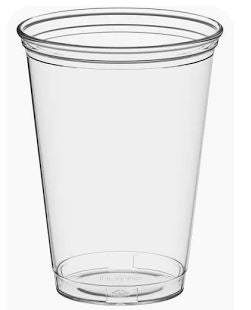 PLASTIC CUP 9 OZ TALL PET 1000/CS TP9D