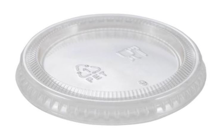 PORTION CUP LID 2 OZ CLR 2500/CS EM
