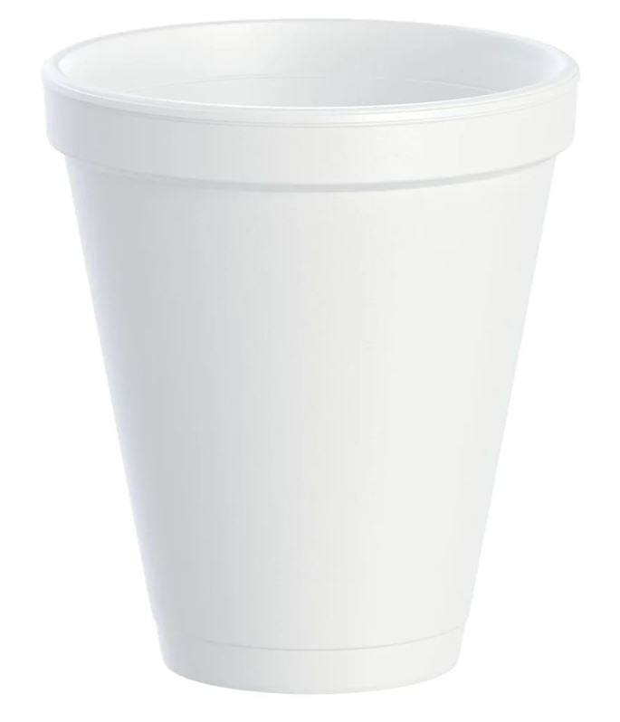 FOAM 12 OZ CUP 12J16 WHITE 1000/CS