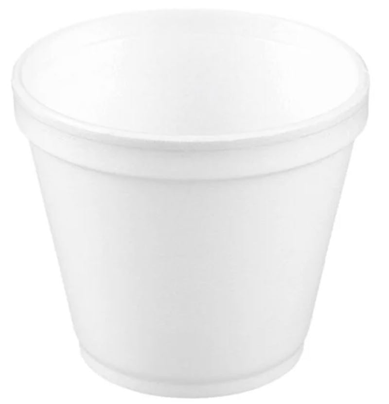 FOAM 8 OZ CONTAINER 1000/CS 8SJ12