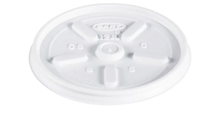 FOAM 12JL DART LID VENTED 1000/CS