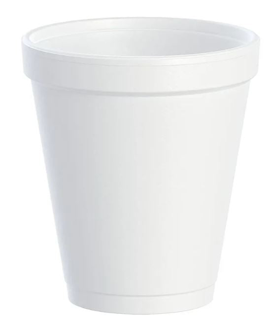 FOAM 8 OZ CUP 8J8 1000/CS