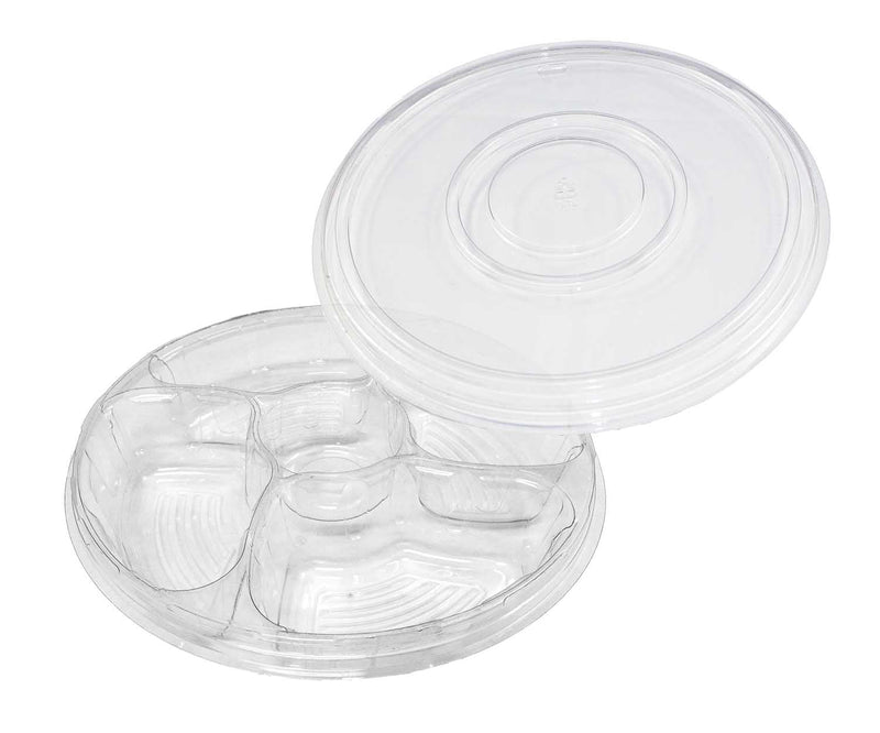 PLATTER 10.25" 4 -COMP 2.12" W/JUICE CATCHER COMBO 1049 100/CS