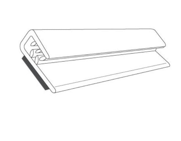 CLIP SIGN HOLDER MAGNETIC GRIPPER 3"X3/4" CLEAR