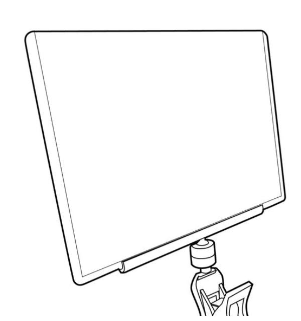 CLIP SIGN HOLDER 3-1/2 IN HEIGHT CLIP-ON KNUCKLE SIGN PROTECTOR CLEAR