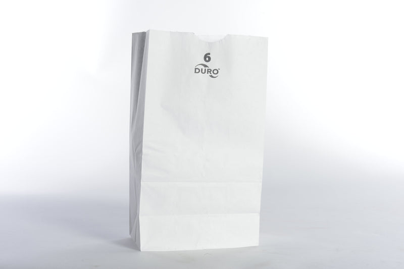 PAPER BAG 6# WHITE 500/BL