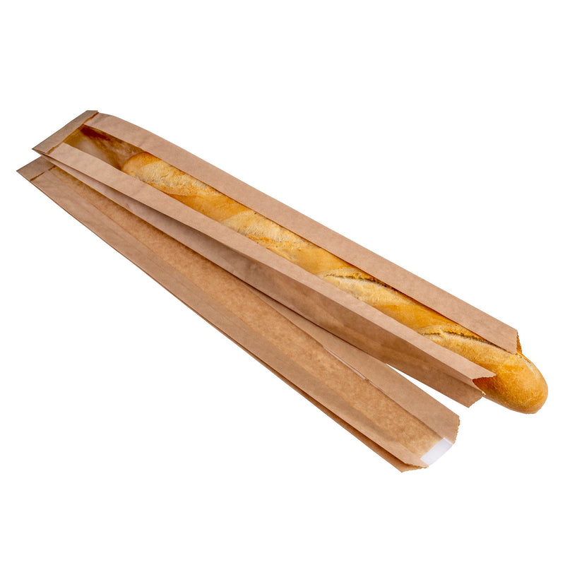 FRENCH BREAD BAG 12P23 3.5X2X24 WITH WINDOW 1000/CS