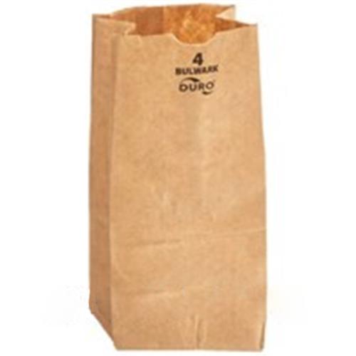 PAPER BAG #4 EXTRA HEAVY BROWN 400/CS 71004