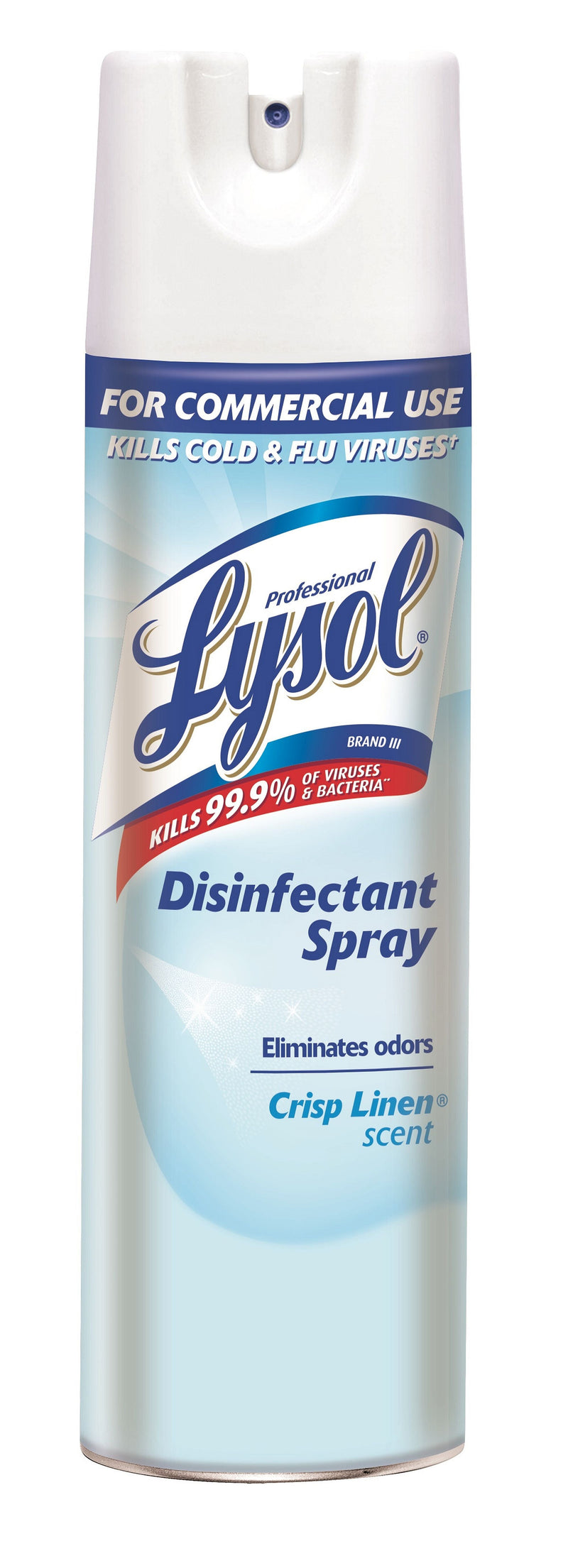 LYSOL DISINFECTANT SPRAY 19 OZ CRISP LINEN 12/CS