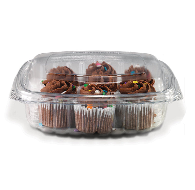 CS24DL CRYSAL SEAL 24OZ HINGED CONTAINER WITH DOME LID 200/CS