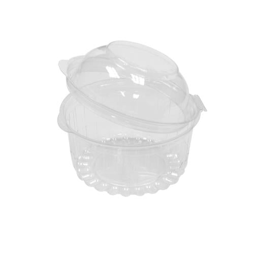 PACTIV 12 OZ CLEAR PETE HINGED DOME CUP 4" DIAX3 3/4"D 250/CS 10845APT