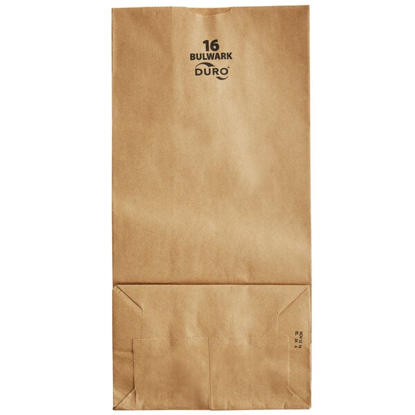 PAPER BAG #16 EXTRA HEAVY BROWN 400/CS 71016