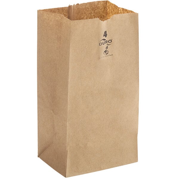 PAPER BAG 4# BROWN 500/CS