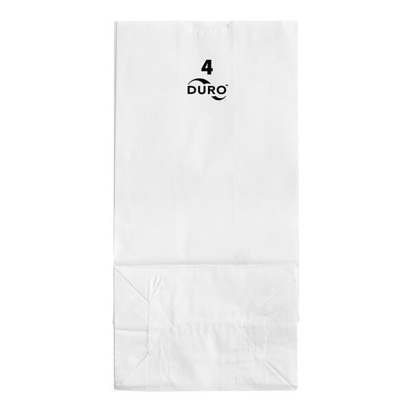 PAPER BAG 4# WHITE 500/BL