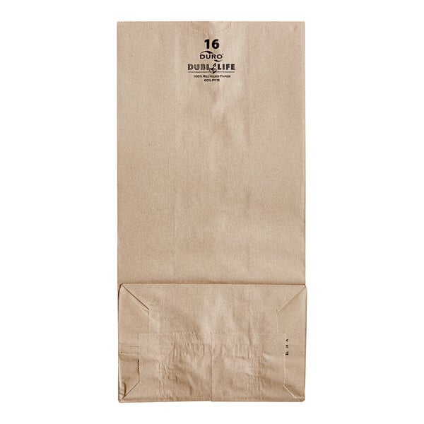 PAPER BAG 16# BROWN 500/CS