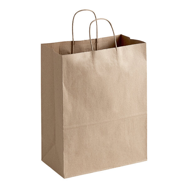 PAPER BAG 13X7X17 KRAFT 65# HVY DUTY 250/CS 87128