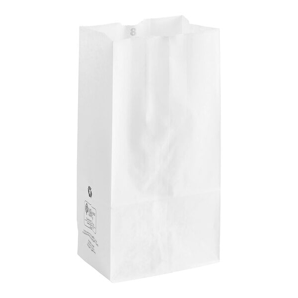 PAPER BAG 8LB WHITE 500/BL 51028