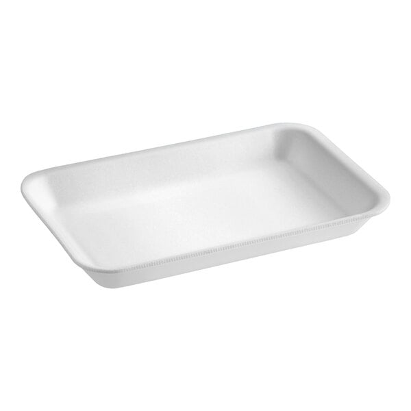 FOAM TRAY 2PP WHITE 8-1/4X6X1-1/8 HD 400/CS DP