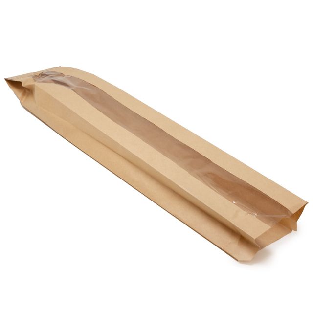 FRENCH/ITALI BREAD BAG 6.5X2X18 WITH WINDOW 1000/CS 12P18