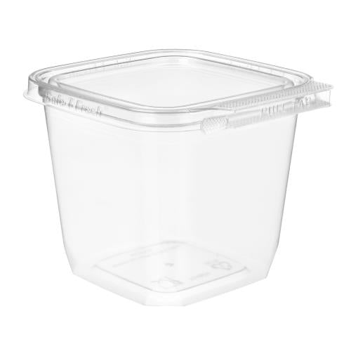 INLINE-TS4024 SQUARE CONTAINER 24OZ HINGED W/SAF-T-SEAL 264/CS