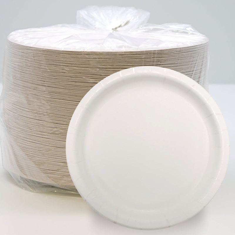 PLATE 10" WHITE ULTA COATED PAPER ASPEN 250/CS 22381