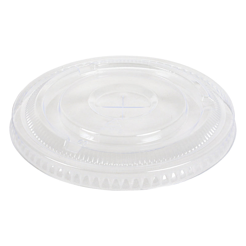PLASTIC FLAT LIDS 16OZ FOR COLD CUPS 1000/CS EPETFL12S