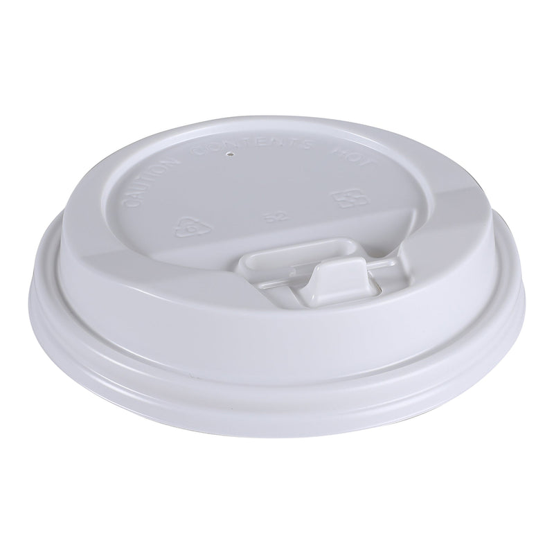 COFFEE DOME LID WHITE 10-20 OZ 1000/CS EMP