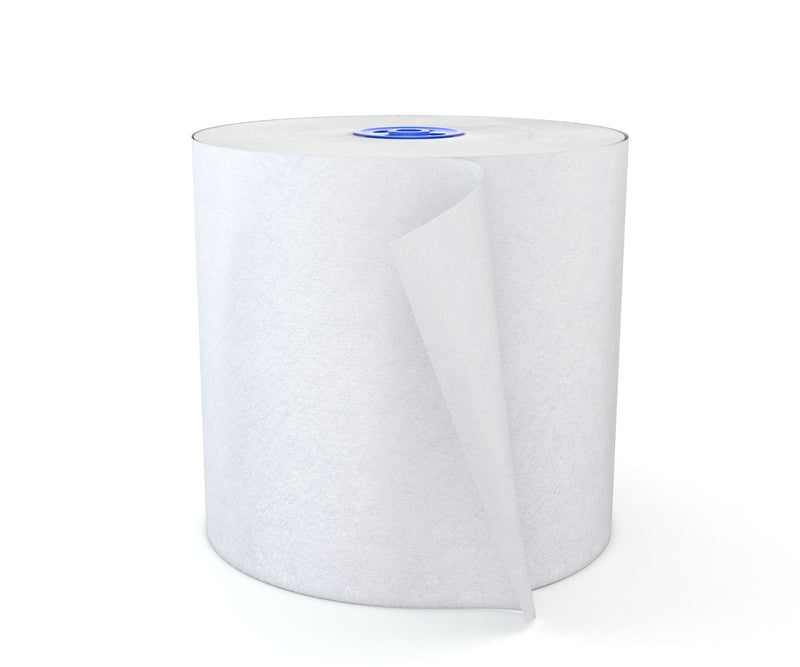 PAPER 7.5X800'  ULTRA WHITE HARD WOUND 6/CS 1-PLY