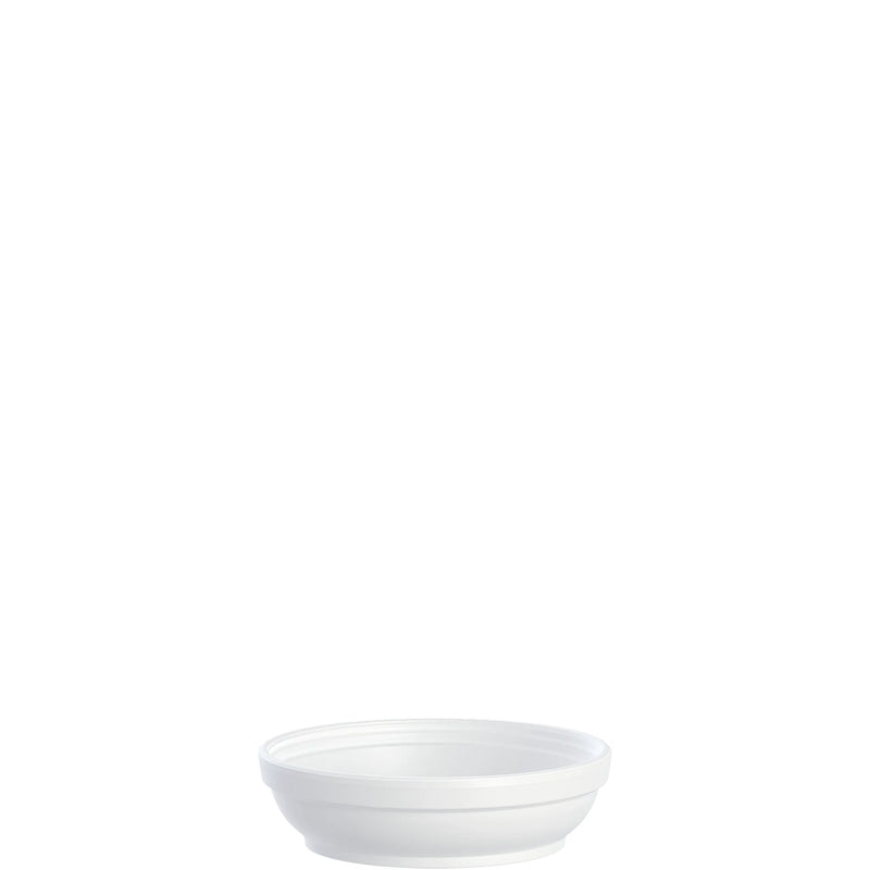 DART 5 OZ INSULATED WHITE FOAM BOWL1000/CS 5B20