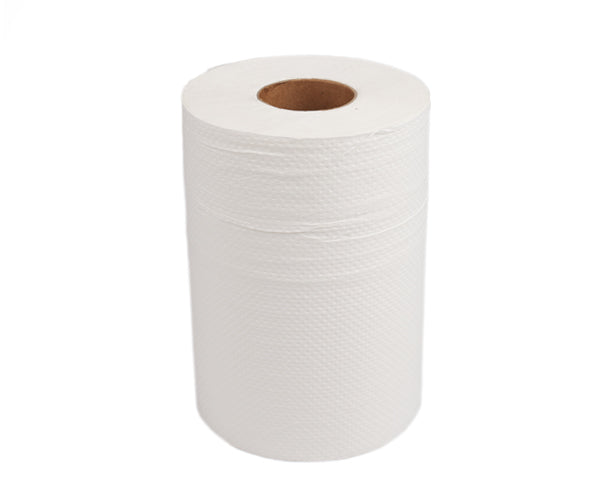 PAPER HARWOUND TOWELSPRING GROVE 7.8X800' 1 PLY WHITE 6/CS