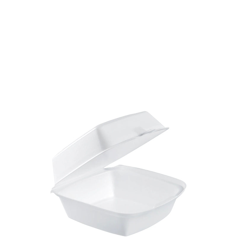 CARRY OUT FOAM 6" HINGED LARGE SANDWICH CONTAINER 5  7/8X6X3 225 500/CS 60HT1-