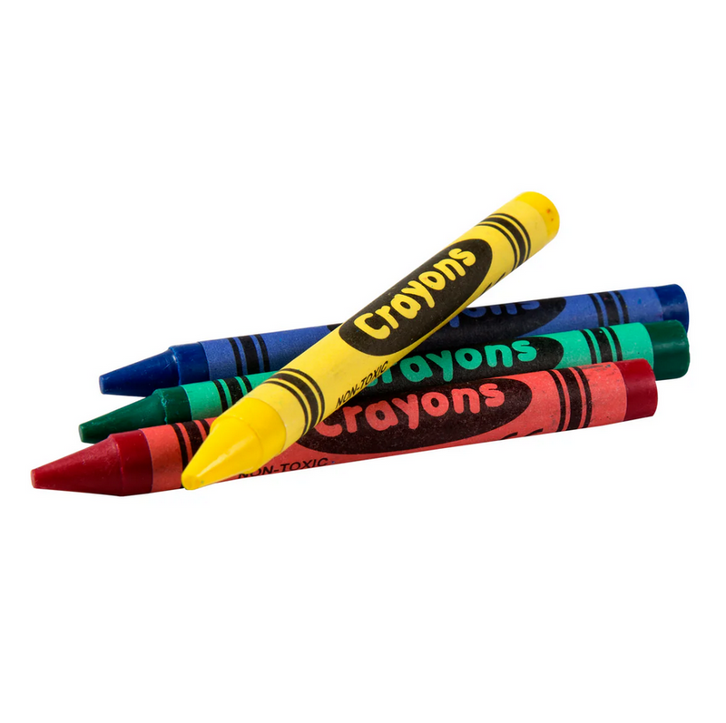 CRAYON CELLE RED, BLUE, GREEN & YELLOW 500/4CS