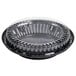 PIE 9" BLACK BASE CLEAR LID COMBO 110/CS PET D&W PP-10150