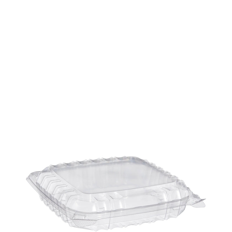 DART C89PST1 MED SHALLOW HINGED CONTAINER  250/CS