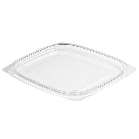 DART FLAT CLEAR LID FITS 8/ 12/ 16 OZ - C12DLR