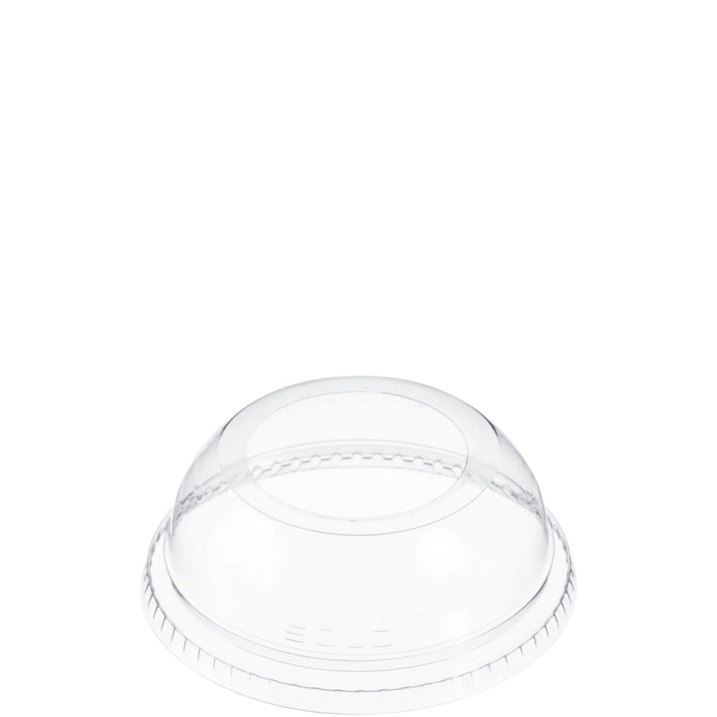 PLASTIC  9-12 DOME LID W/HOLE P/1000 1DLW662