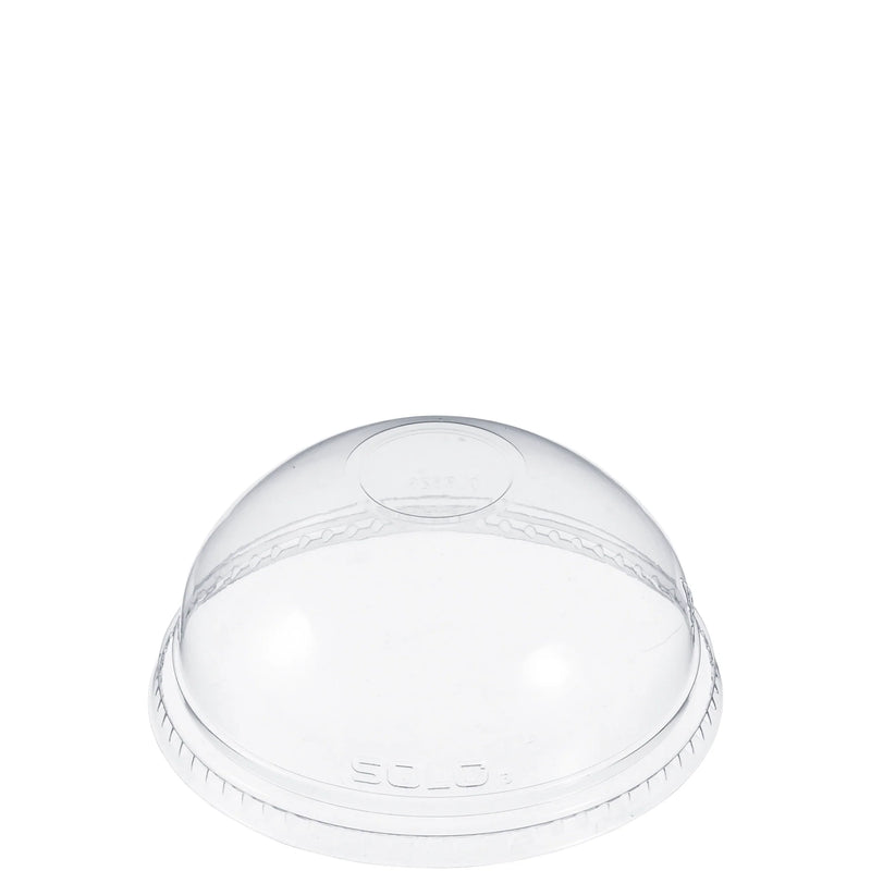 PLASTIC DOME NO/HOLE LID FIT 12-24 OZ 1000/CS 24LCD DNR626/3198DL