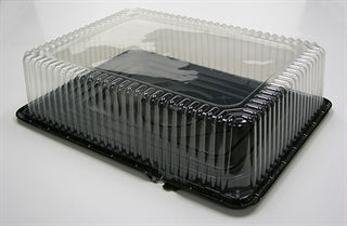 CAKE 1/2 SHEET SHOWCAKE 6" DOME CLEAR BOTTOM  YHSB500F1TAB 35/CS