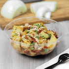 SALAD CONTAINER 24 OZ PLA CLEAR 300/CS KE-BR24-PLA