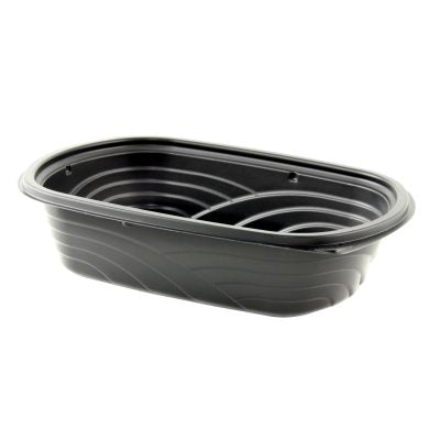 ANCHOR 32 OZ BLACK CONTAINER 8.79X6.35X2.15 252/CS 4543200/M432