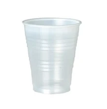 PLASTIC CUP 7 OZ TRANSLUCENT 25/100