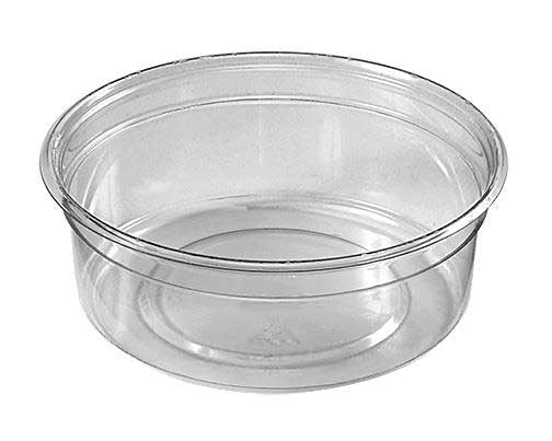 DELI 8 OZ  SUPER CLEAR D&W ROUND PET 750/CS RD8C1