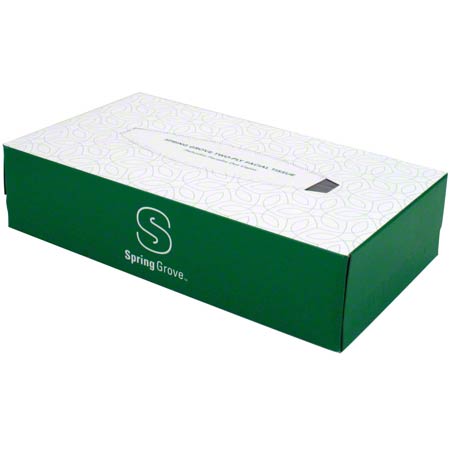 PAPER FACIAL FLAT TISSUE BOXED 2 PLY WHITE 30/100 V00331