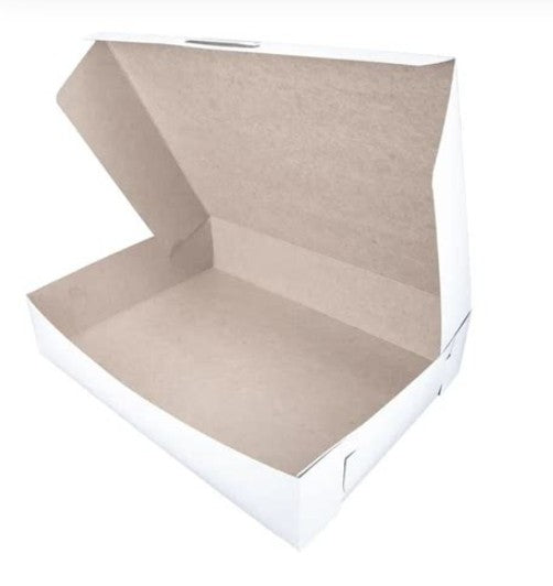 BAKERY BOX 1/2 19X14X4 ONE PC WHITE 50/CS