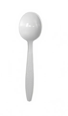 BULK SOUP SPOON HVY DUTY WHITE 1000/CS