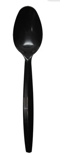BULK TEA SPOON HVY DUTY BLACK 1000/CS