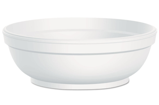 DART 6B20 6 OZ INSULATED WHITE FOAM CONTAINER 1000/CS 6B20