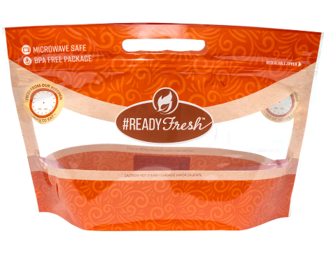 CHICKEN ROTISSERIE POUCH WITH HANDLE 12.75"X8"X5.5"BG 250/CS