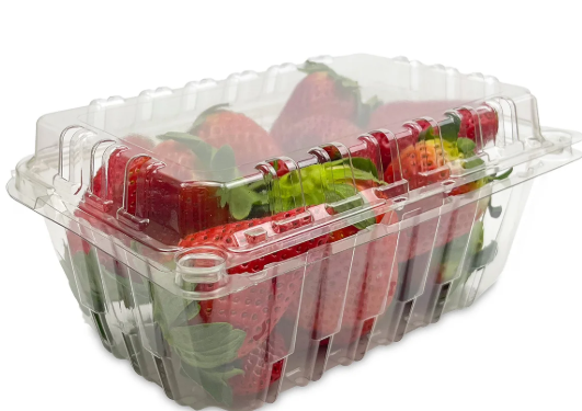 CLAMSHELL 16 OZ / 1 LB CLEAR VENTED CONTAINER PACTIV 324/CS A9716